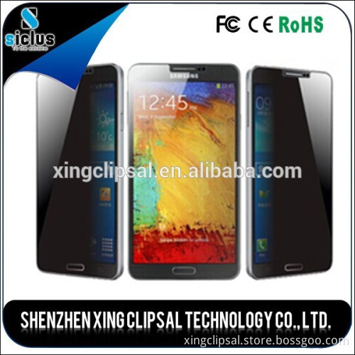 9H 0.3mm 2.5d Privacy Anit-spy Tempered Glass Screen Protector Film for for Samsung S3 mini